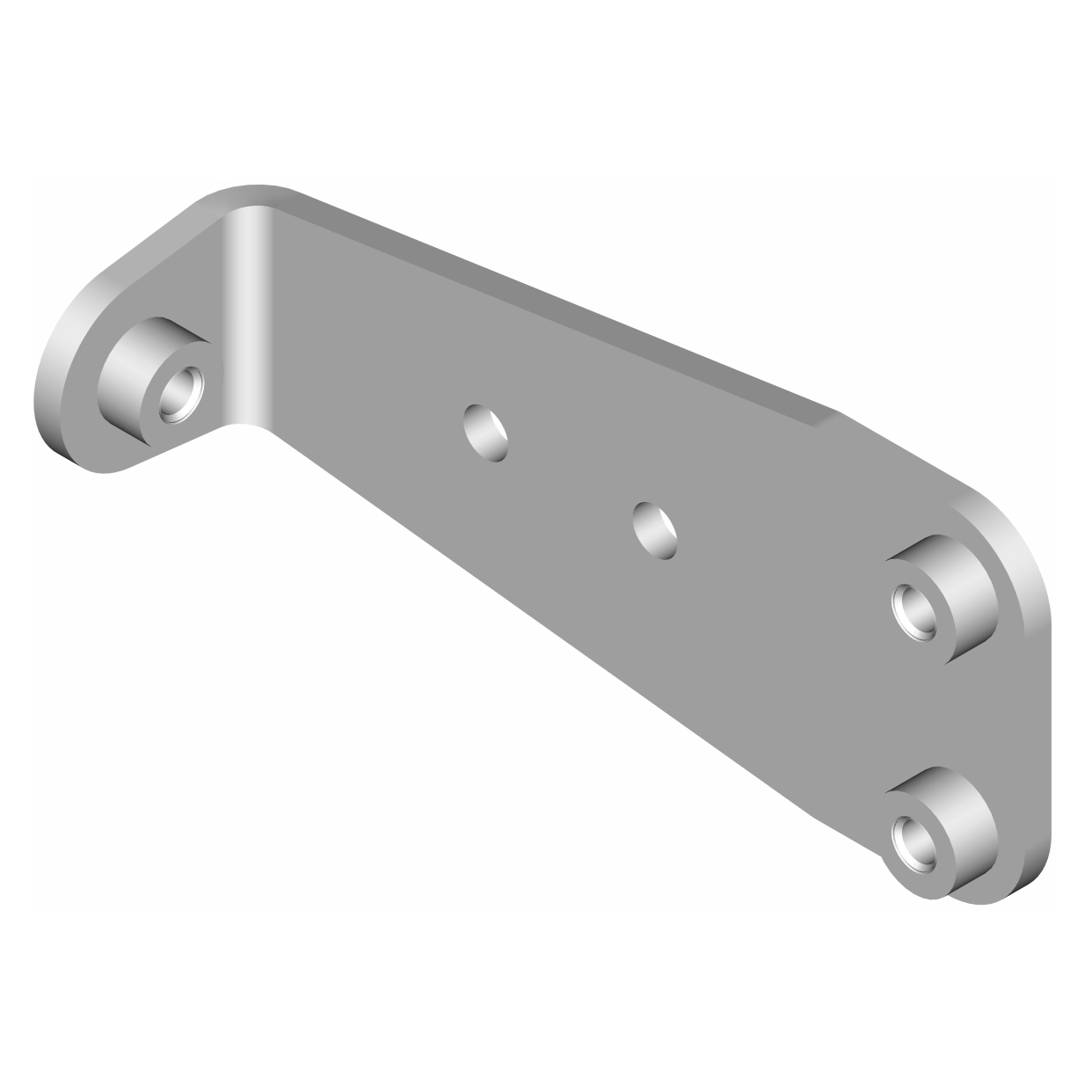 651.1309072 Кронштейн крепления кожуха вентилятора правый нижний